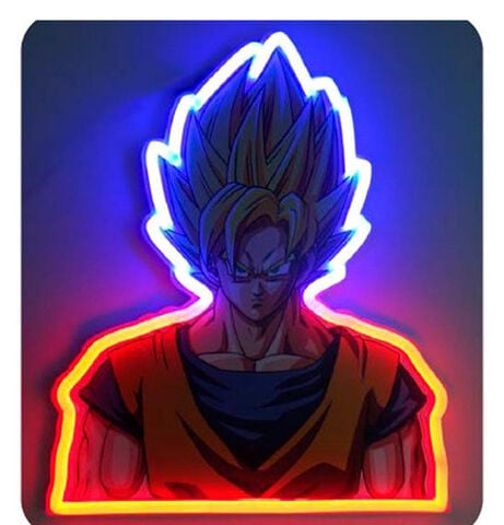 Lampe Murale Neon - Dragon Ball Z - Goku Super Saiyan